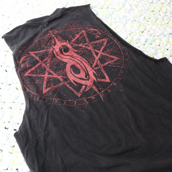 Rock Band Tee Adult Medium Black Slipknot T-Shirt Heavy Metal Music - Picture 8 of 10